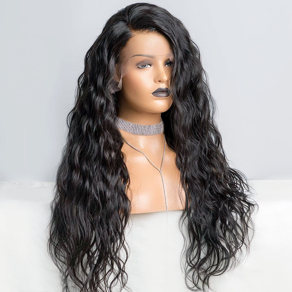 Synthetic Hair Lace Front Cap Big Curly Women 24 Inches 150% Wigs