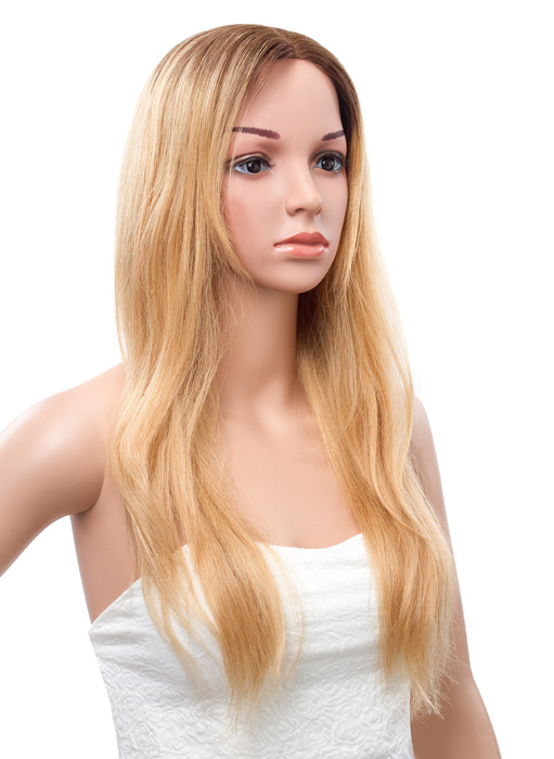 Human Hair Women Full Lace Cap Straight 20 Inches 120% Wigs