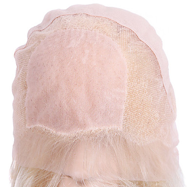 Silk Top Lace Cap Wavy Human Hair 22 Inches Wigs