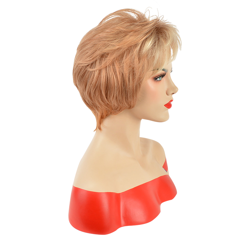Jane Fonda Capless Women Synthetic Hair Straight 120% 8 Inches Wigs