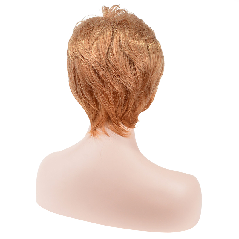 Jane Fonda Capless Women Synthetic Hair Straight 120% 8 Inches Wigs