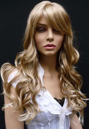 Synthetic Hair Wavy Capless 24 Inches 120% Wigs