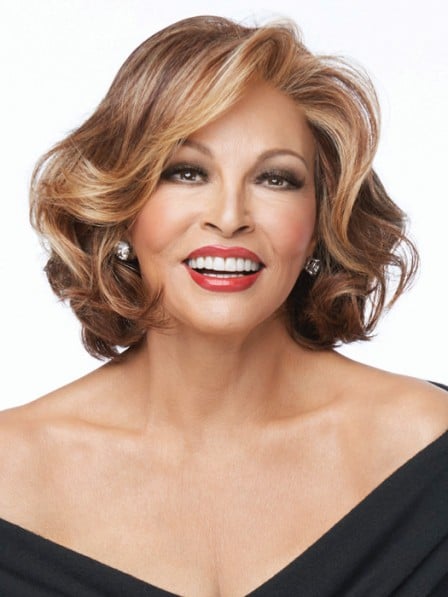 Raquel Welch Wigs Wavy Lace Front Human Hair Wigs 14 Inches