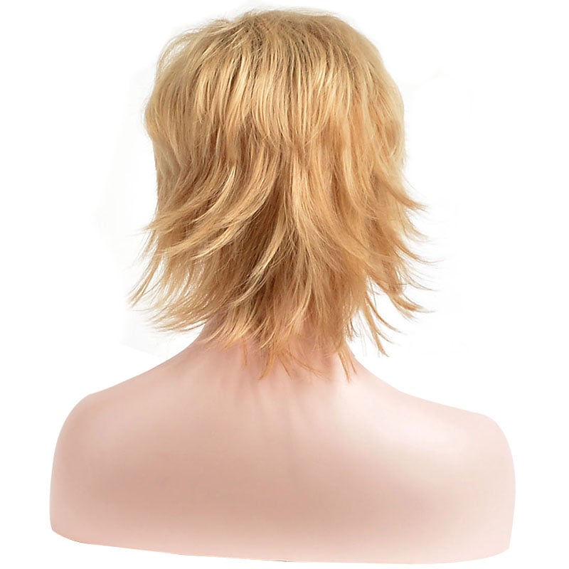 Jane Fonda Wigs Straight Synthetic Hair Capless Wigs 12 Inches