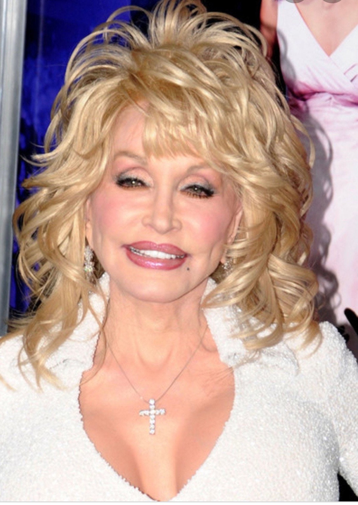 Dolly Parton Hairstyles Synthetic Hair Wigs Layered with Flips And Curls