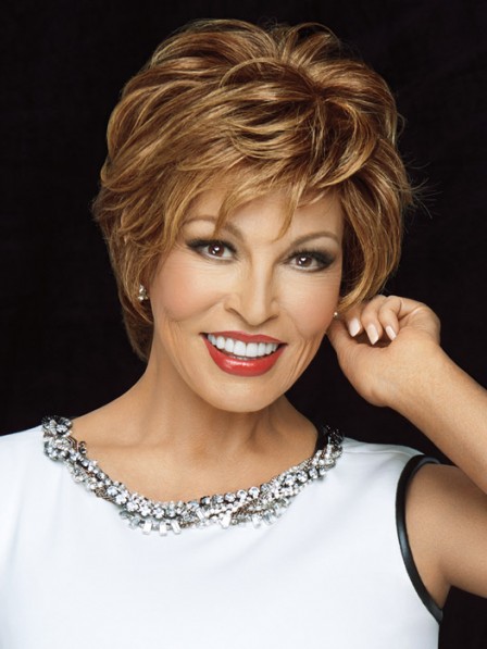 Raquel Welch Short Wavy Layered Synthetic Capless Wigs