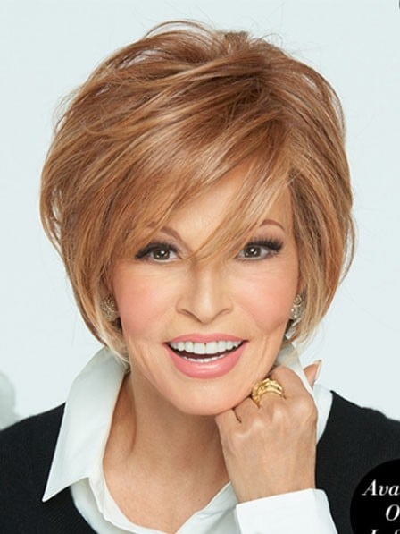 Straight Full Lace 100% Human Hair Wigs Raquel Welch Real Hair Wigs