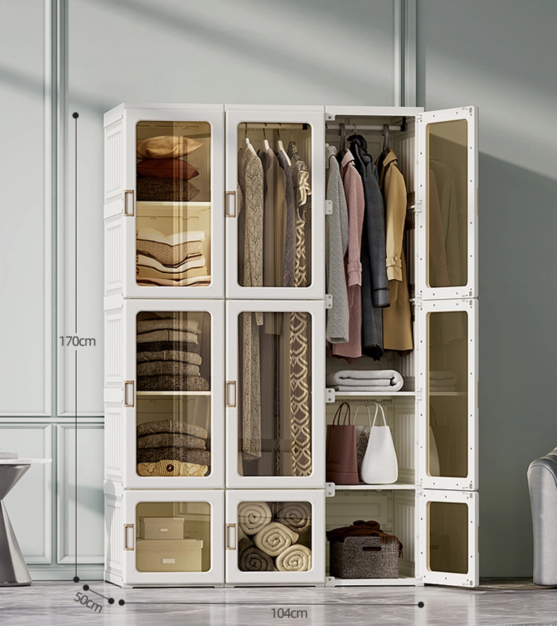 Home Essentials Versatile Foldable Modern Wardrobe