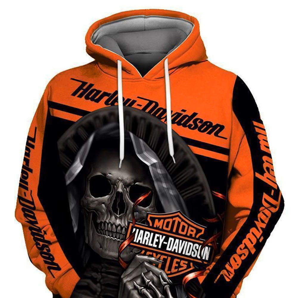 Harley Davidson Pullover Print Loose Men's Hoodies Street Cool Motorcycle Racing Team Clothes Sweatshirt