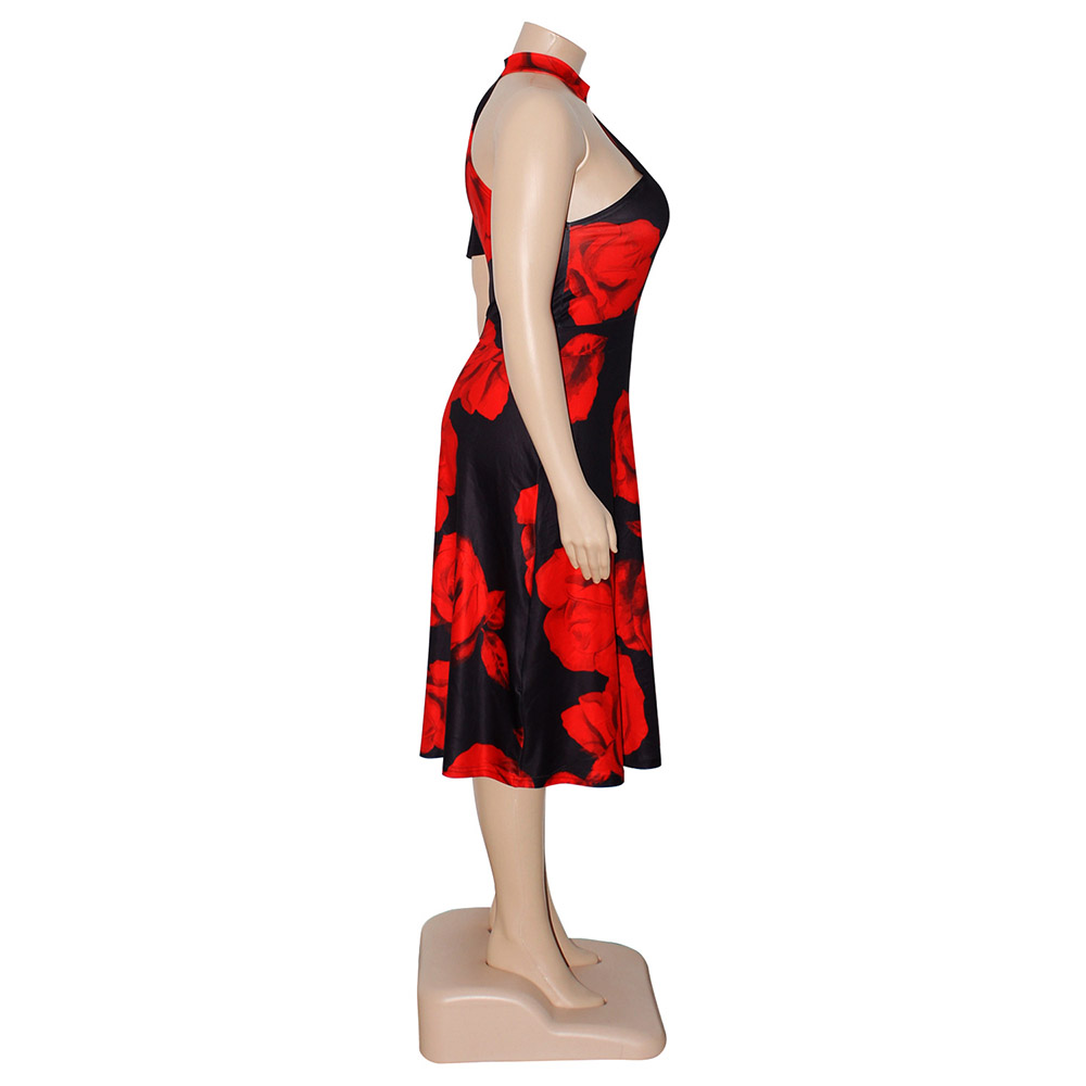 Asymmetric Turtleneck Knee-Length Three-Quarter Sleeve Fashion Women's Dress