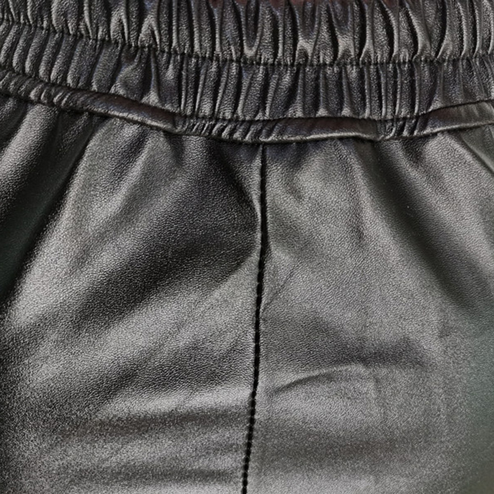 Slim Plain Zipper Pencil Pants Women's Casual Pants