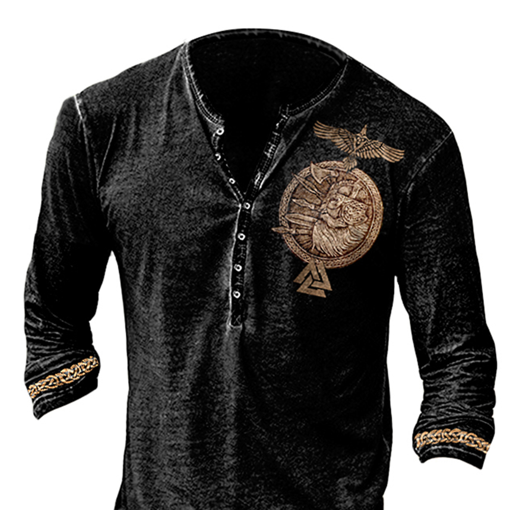Casual Worn Pullover Men's T-shirt - Men's Tactical Clothing