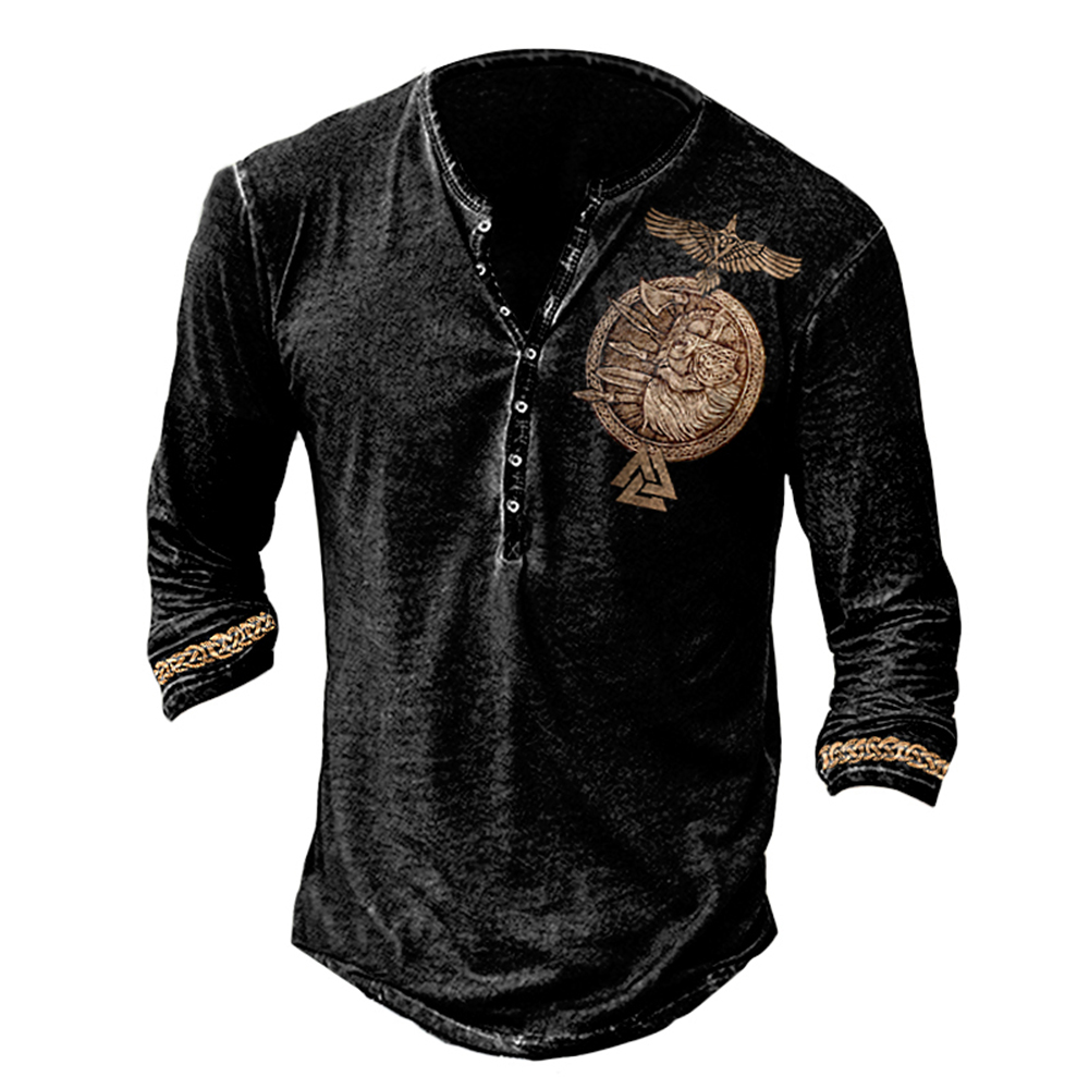 Casual Worn Pullover Men's T-shirt - Men's Tactical Clothing