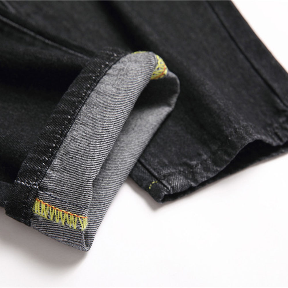 Straight Pocket Casual Men's Jeans