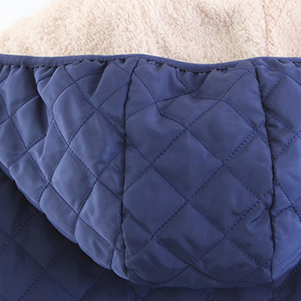 Zipper Slim Mid-Length Women's Cotton Padded Jacket