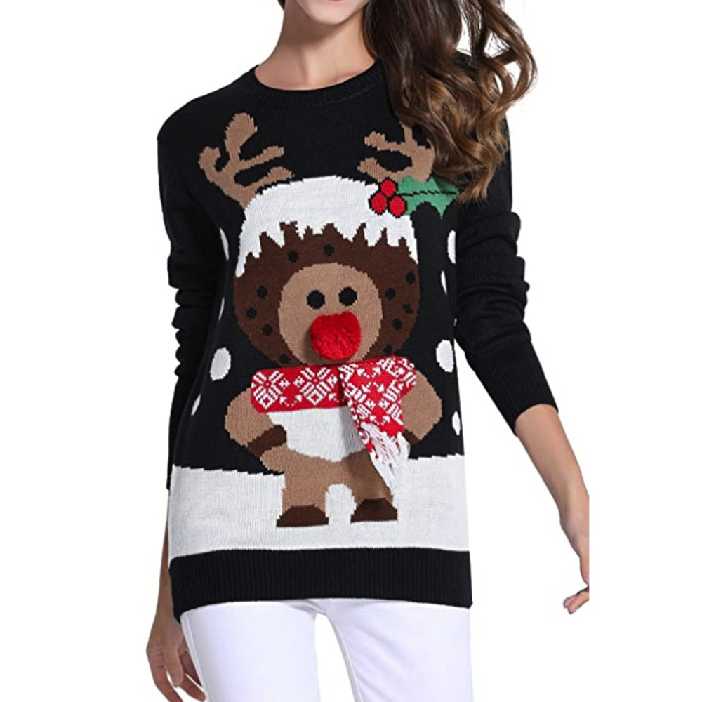 Christmas Sweaters Sale - Regular Mid-Length Women's Sweater