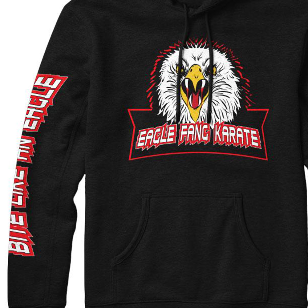 Eagle Fang Karate Adult Black Hoodie