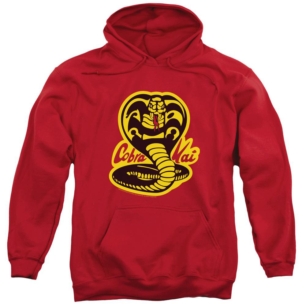 Cobra Kai Snake Logo Adult Red Hoodie