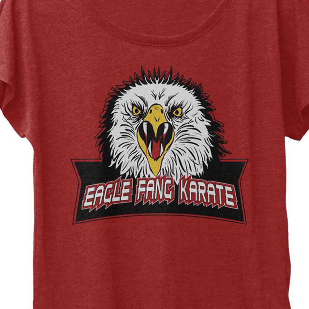 Eagle Fang Karate Red Dolman Women's Tee-Cobra Kai