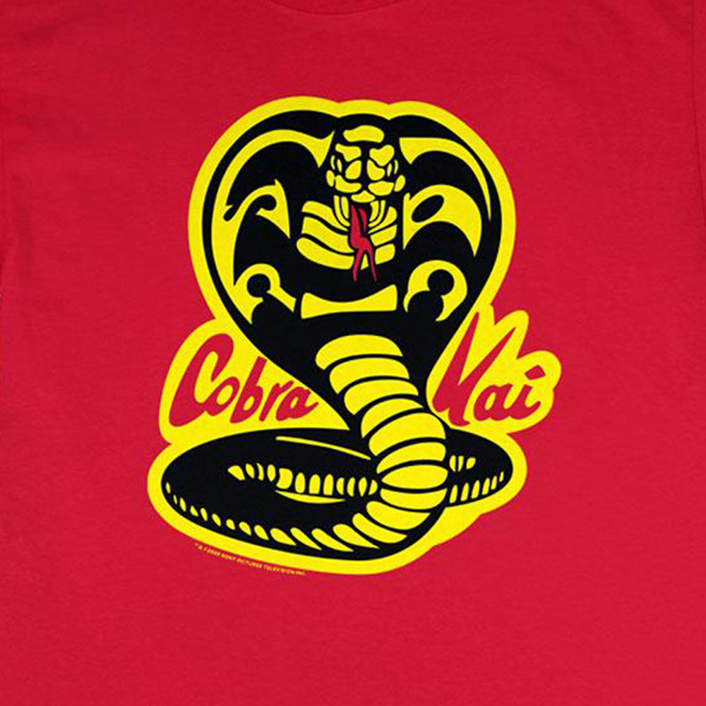 Cobra Kai Snake Logo Youth Red T-Shirt