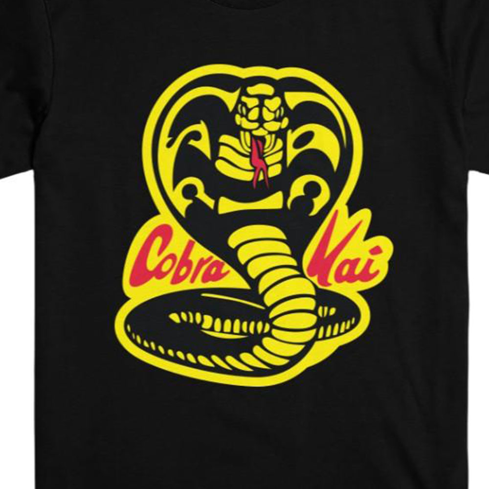 Cobra Kai Logo Adult Black Unisex Tee