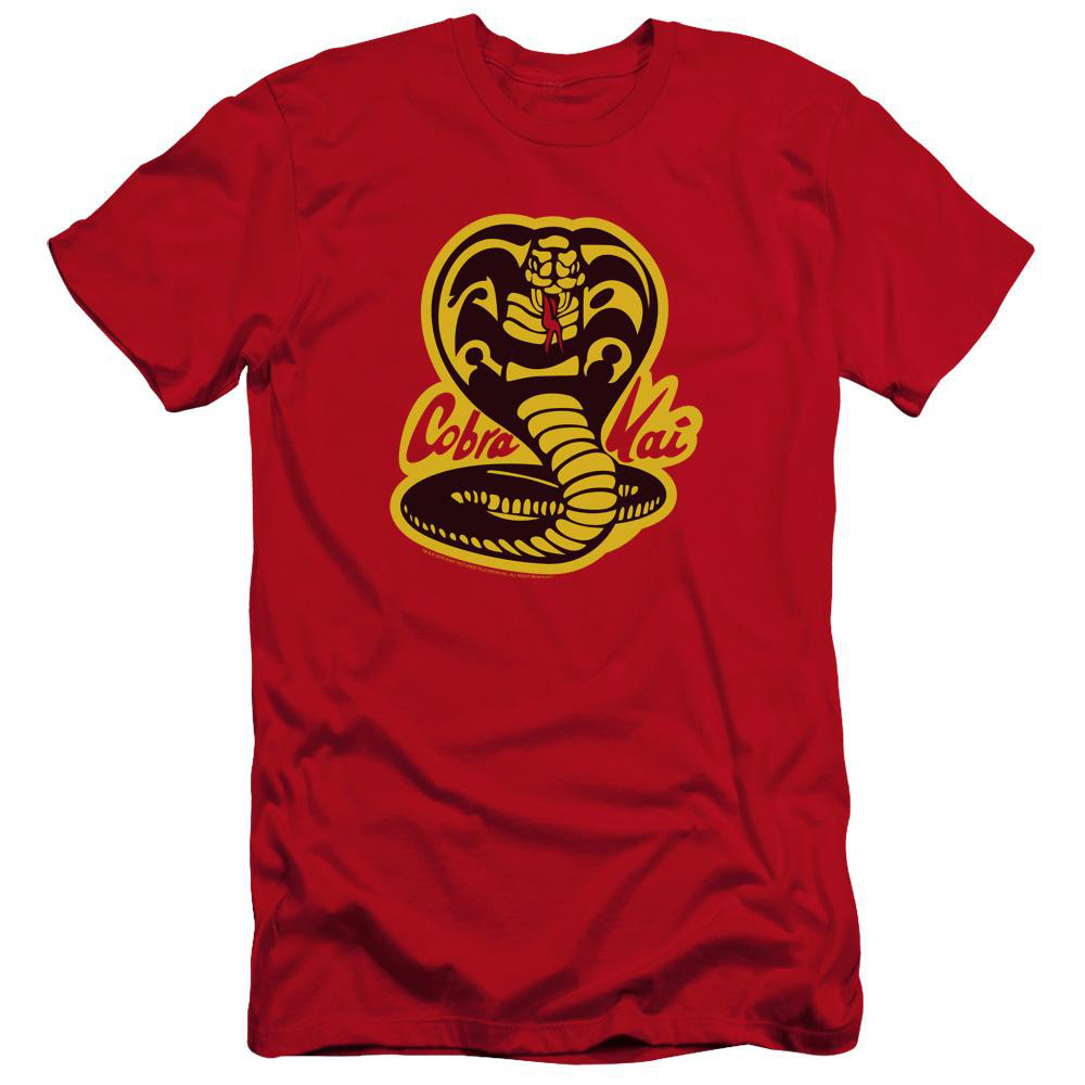 Cobra Kai Snake Logo Adult Red Tee
