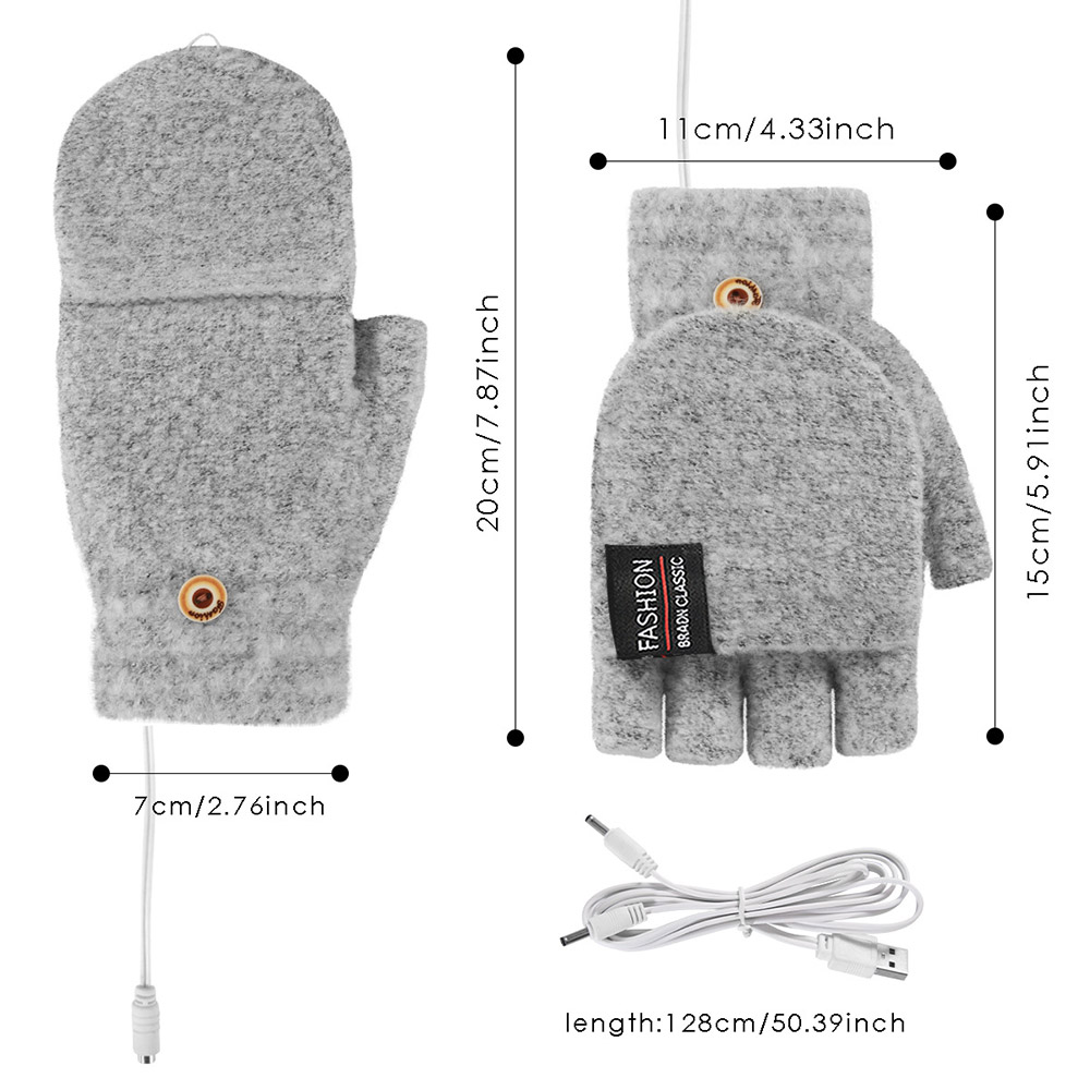 Cotton Blends Casual Winter Gloves