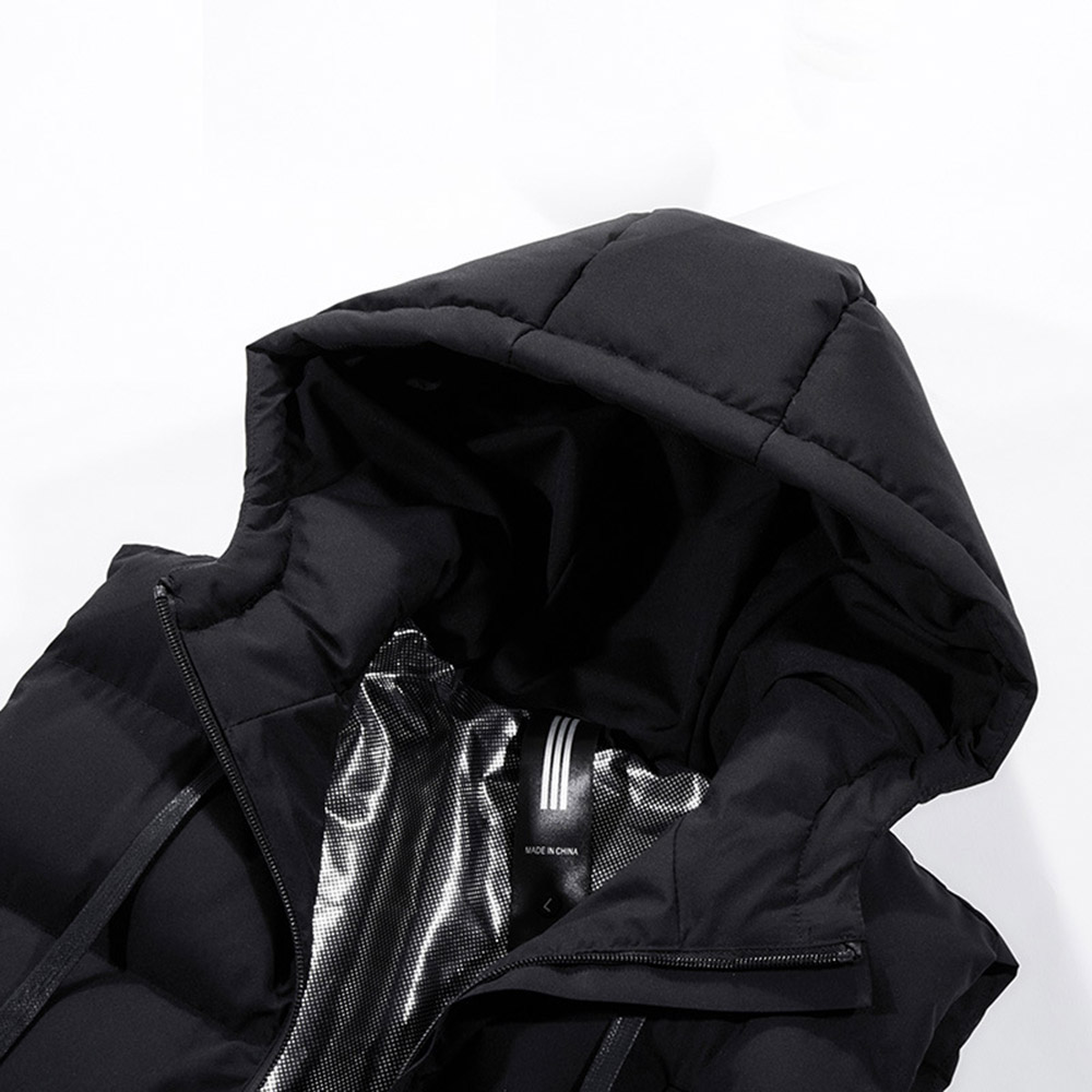 Thick Zipper Double-Layer European Men's Waistcoat