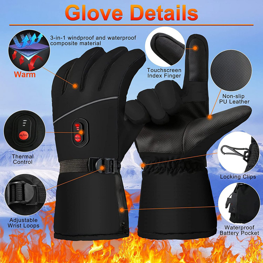 Plain European Winter Gloves