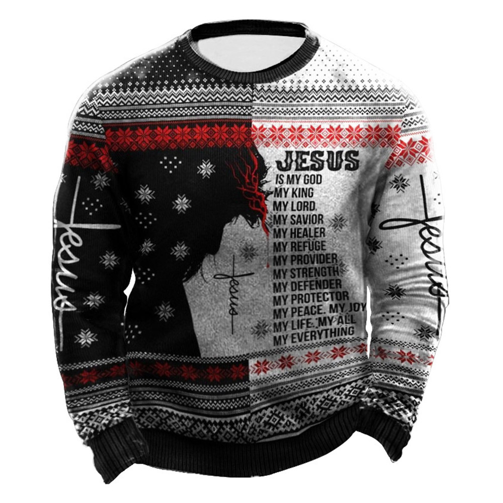 Letter Pullover Print Casual Men's Hoodies