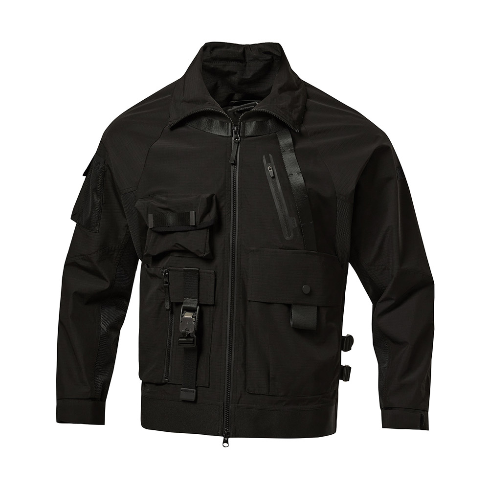 Pocket Lapel Plain Casual Men's Jacket