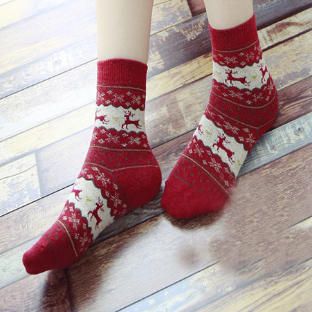 Warm Winter Sweet Animal Regular Socks