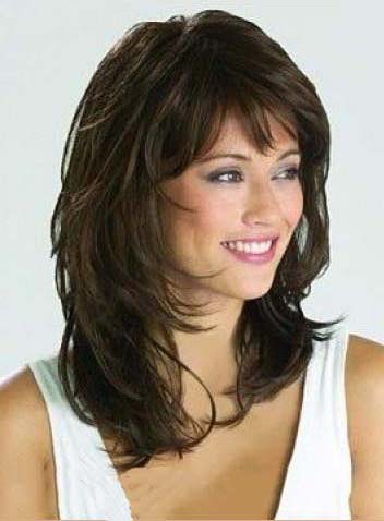Women Capless Human Hair Straight 18 Inches 120% Wigs