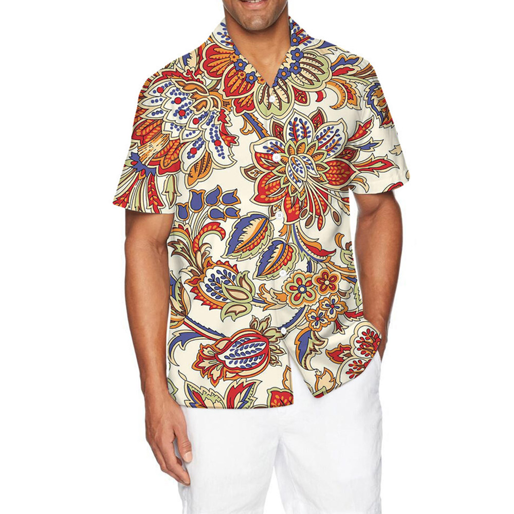 Shirt Print Casual Summer Men's Outfit