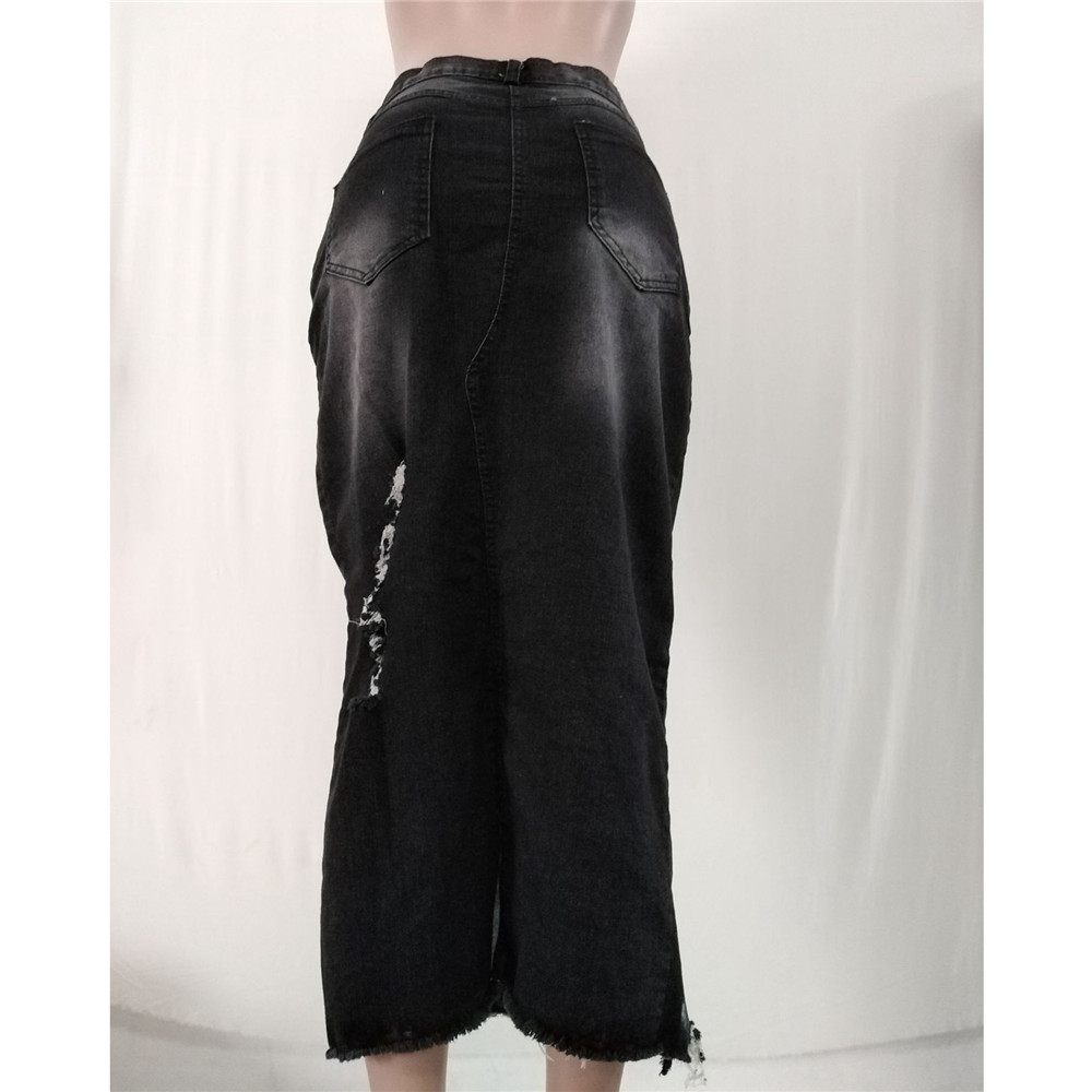 Bodycon Worn Plain Knee-Length Western Women's Skirt