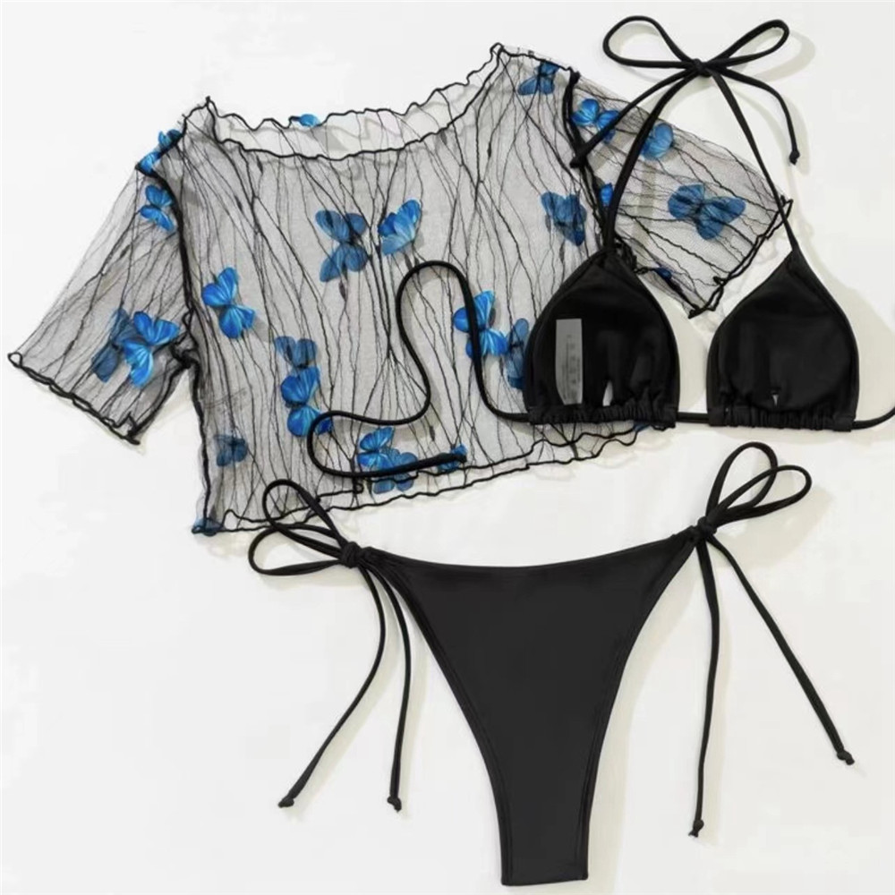 Korean Tankini Set Floral 3D Women's Swimwear