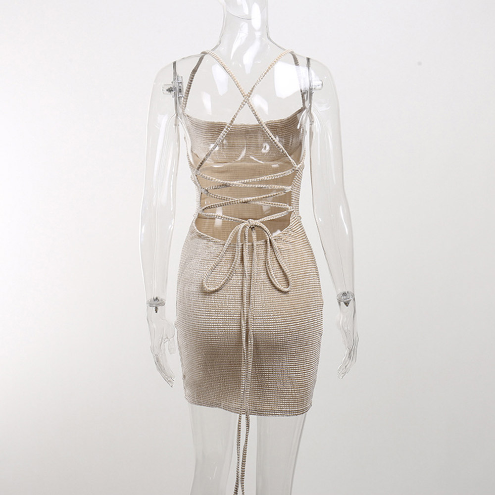 Above Knee Sleeveless Pullover Women's Dress - Bodycon Dress