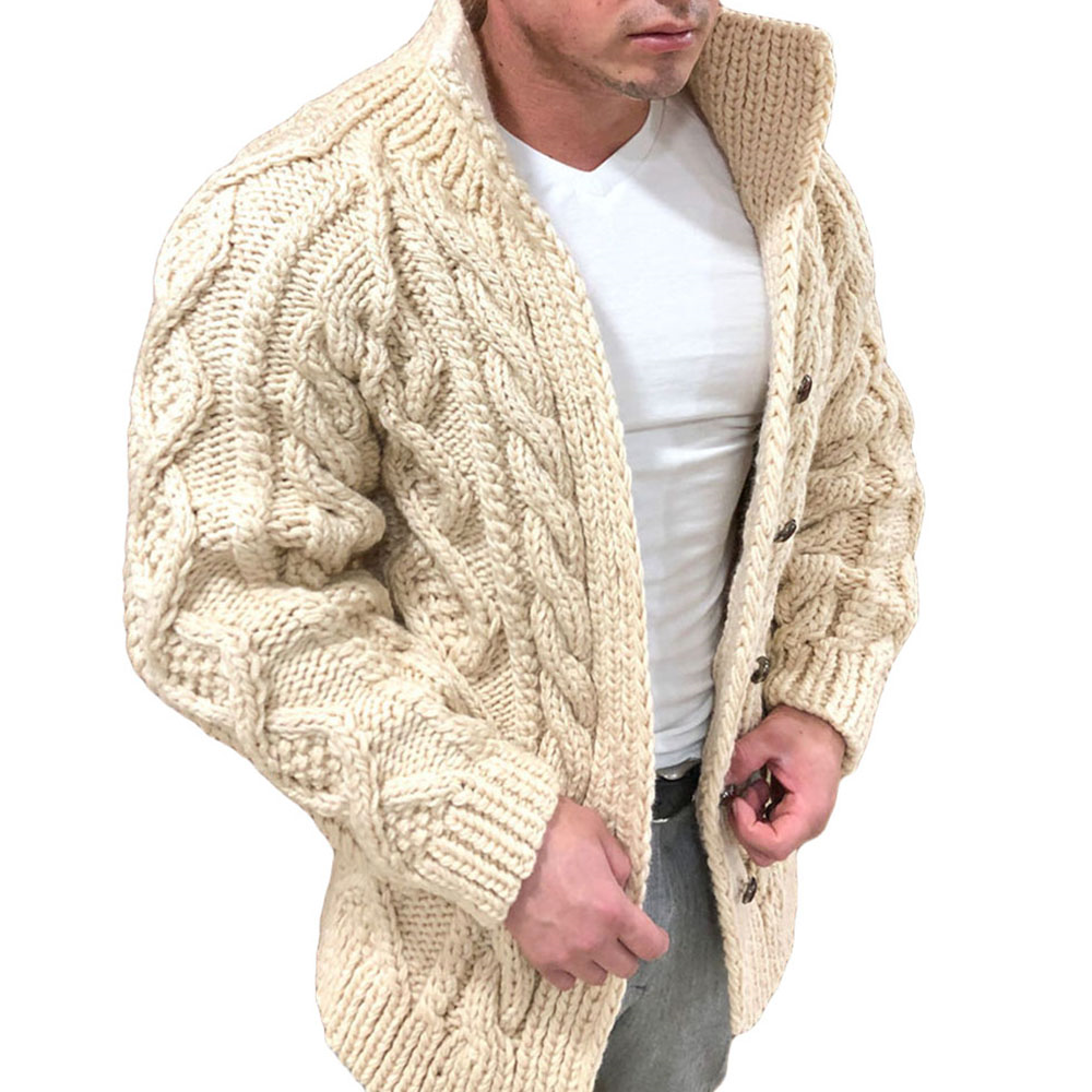 Plain Standard Casual Men's Sweater