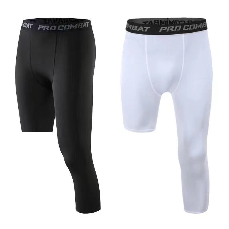 Solid Breathable Polyester Spring Mid-Calf Pants