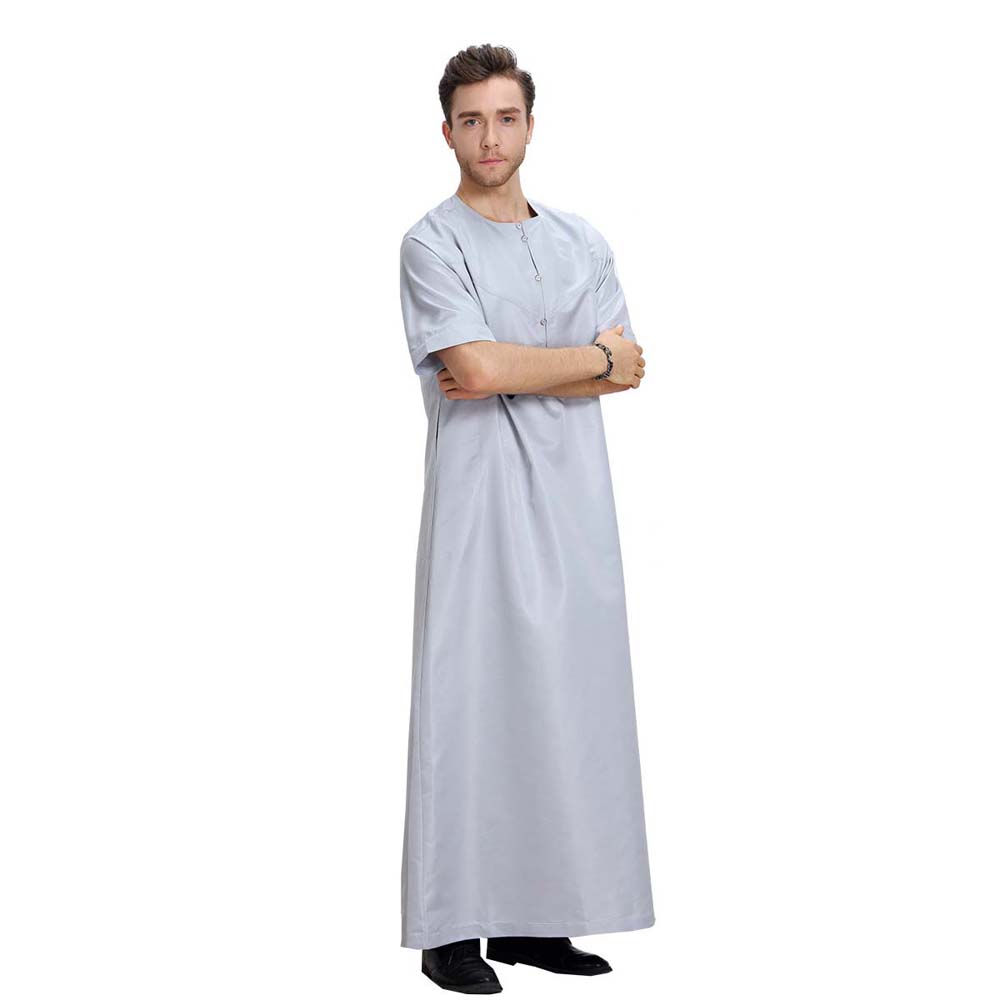Dashiki Shirt Plain Pocket V-Neck Ethnic Single-Breasted Men's Shirt