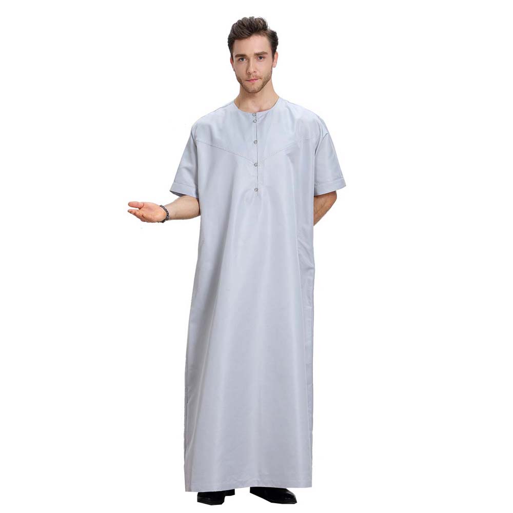 Dashiki Shirt Plain Pocket V-Neck Ethnic Single-Breasted Men's Shirt