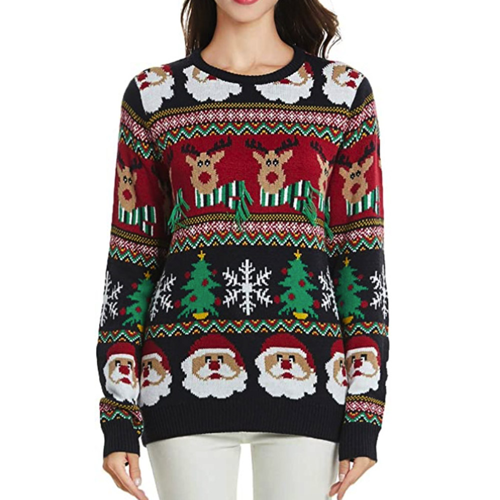 Merry Christmas Sweaters | Mid-Length Women's Sweater