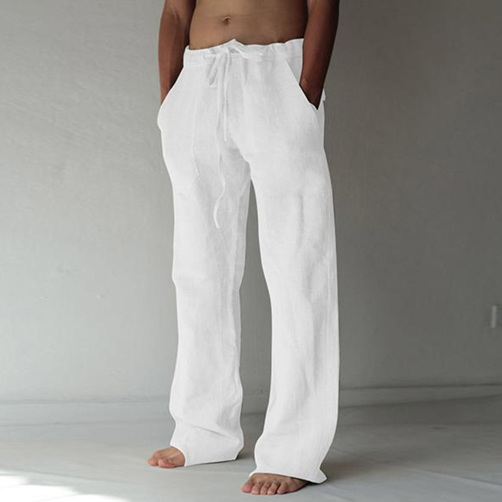 Pocket Plain Casual Men's Casual Pants