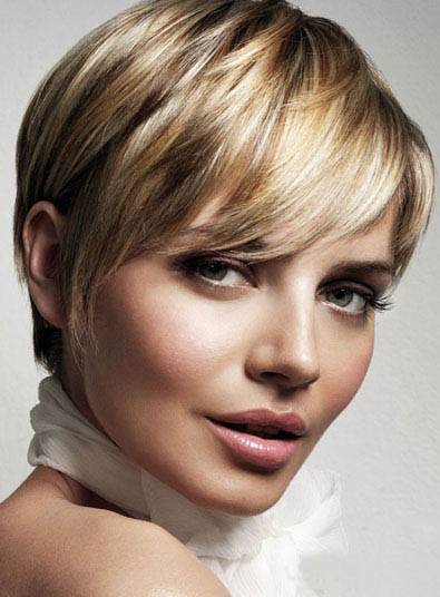 Short Hairstyle Trend Elegant 100% Human Remy Hair 6 Inches Wig