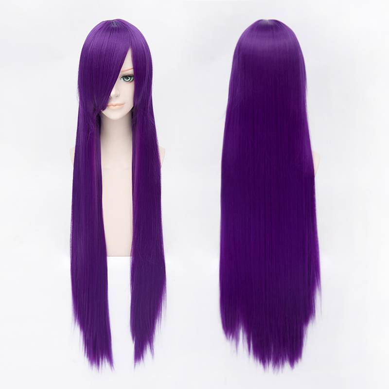 Cosplay Shirakiin Riricho Long Straight Purple Wig