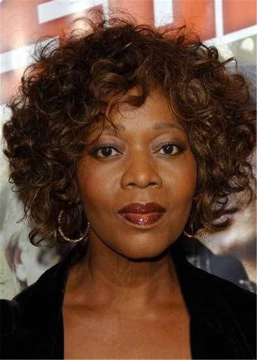 Corey Short Wavy Curly Wigs For African American Women 10 Inches