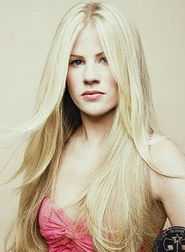 New Arrival Attractive Long Silky Straight Blonde Hair Full Lace Wig 100% Human Hair 22 Inches