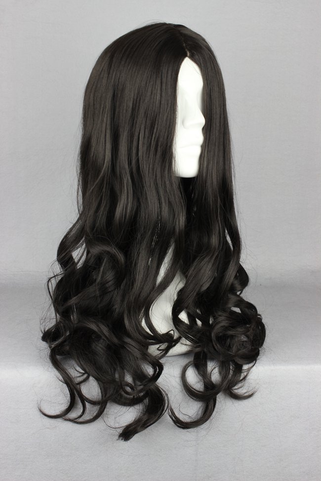Japanese Lolita Style Black Color Cosplay Wigs 20 Inches