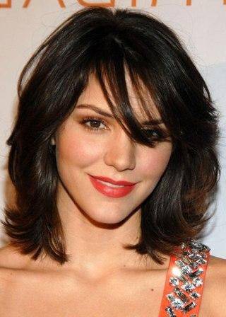 Pretty Charming Brown Short Natural Casual Wavy Remy Human Hair Capless Wig 14 Inches