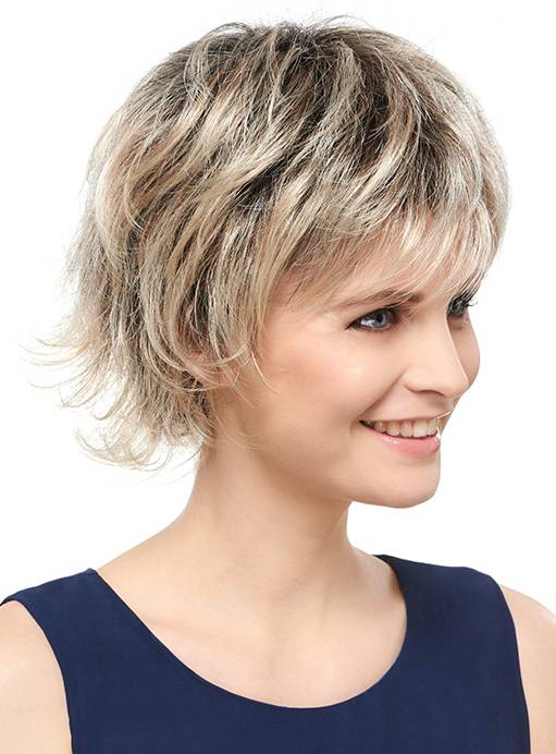 COSCOSS® Glamorous Short Wavy Capless Synthetic Wig 6 Inches